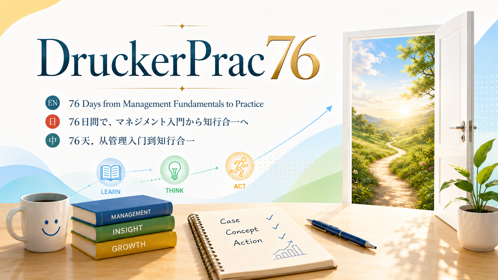 DruckerPrac 76｜76天，从管理入门到知行合一
